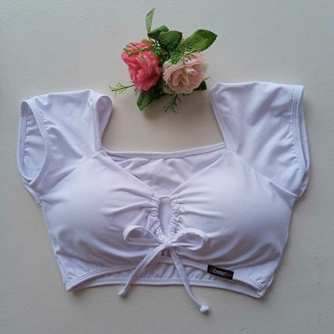 Top Ciganinha Branco