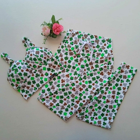 Conjunto Calça Trevo da Sorte Top Giselle