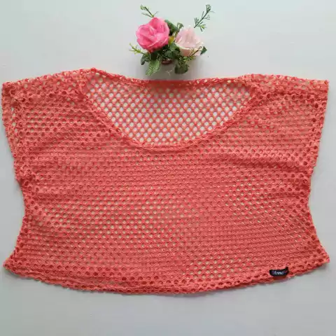 Cropped Tela Coral