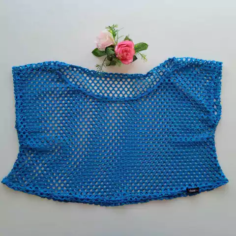 Cropped de Tela Vived Blue