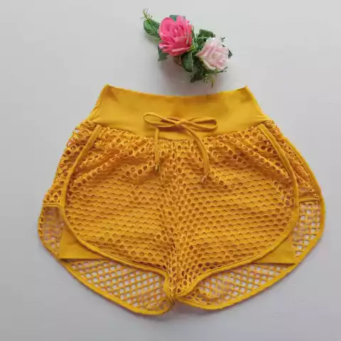 Short Duplo Mostarda