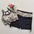 Conjunto Short Preto Cós Onla Cadarço Lateral SEM EMPINA BUMBUM