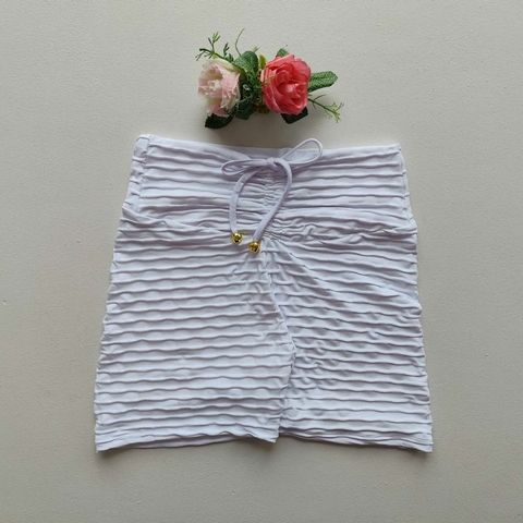 Short Jacquard Branco