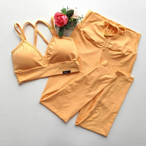 Conjunto Calça Salmon Top Margarida