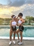 Conjunto Short Duplo Preto Detalhe Branco Top Carol na internet