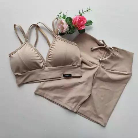 Conjunto Short Areia Top Margarida