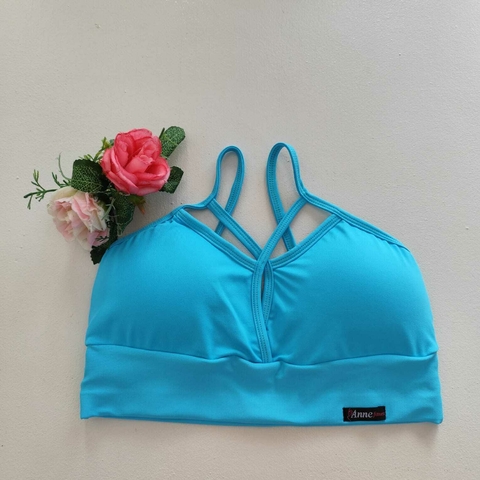 Top Azul Celeste Andressa