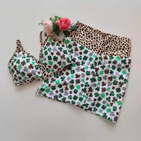 Conjunto Short Trevo Top Morgana