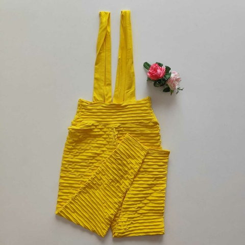 Salopete Jacquard AMarelo Canário