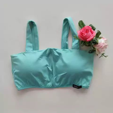 Top Faixa Verde Menta