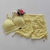 Conjunto Short Jacquard Amarelo Manteiga Cad. Lateral Top Andressa