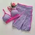 Conjunto Calça Jacquard Viola Viés Top Mara SEM EMPINA BUMBUM