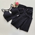 Conjunto Calça Jacquard Preto Top Kew