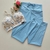 Conjunto Calça Sky Blue Top Andressa Borboleta