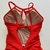 Macacão Jacquard Vermelho Kew - comprar online