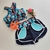 Conjunto Short Duplo Dry Fit Marinho Bolso Acqua Top Raissa Camuflado
