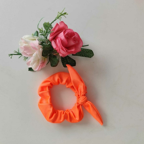 Scrunchie Laranja Néon