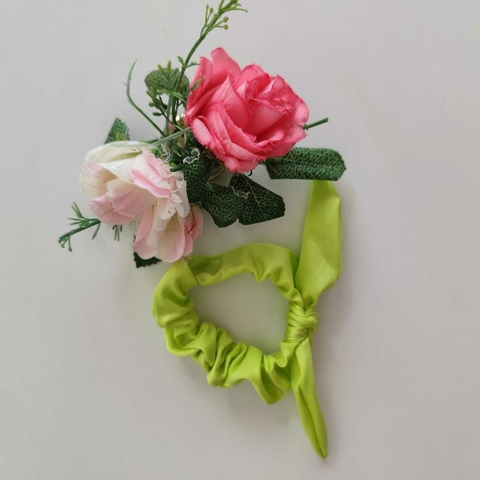 Scrunchie Verde Limão