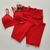 Conjunto Calça Jacquard Vermelho Top Mara