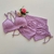 Conjunto Short Jacquard Rosa Orchid Cadarço Lateral Top Margarida