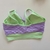 Conjunto Short Jaqcquard Patina Green Top Juliana Detalhe Lavanda - comprar online