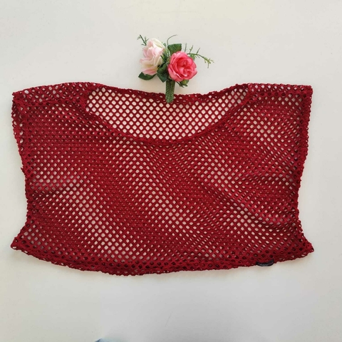 Blusa Tela Marsala
