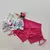 Conjunto Short Fúchsia Cadarço Lateral Top Maria Estampa Bicicleta SEM EMPINA BUMBUM
