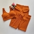 Conjunto Calça Canelado Laranja Russet Top Clara