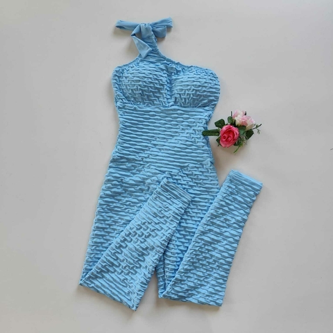 Macacão Jacquard Sky Blue Mavie - comprar online