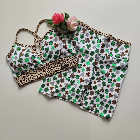 Conjunto Short Trevo Top Maria