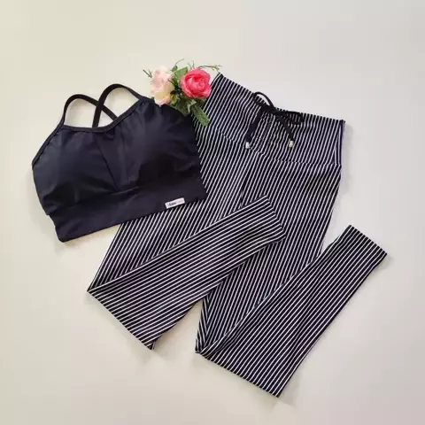 Conjunto Calça Listras Top Alice SEM EMPINA BUMBUM
