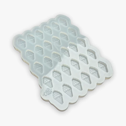 Molde de Silicone Para Resina Epóxi Paleta Mini Sorvete 2,5cm