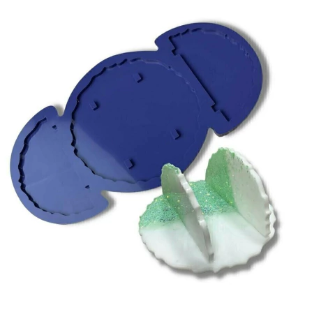 Molde de Silicone Para Resina Epóxi Porta Guardanapos Geodo