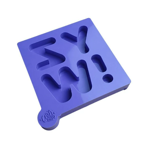 Molde de Silicone Para Resina Epóxi Conjunto de Letras W Y Z ! 4cm