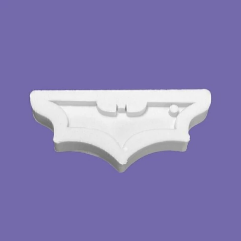 Molde de Silicone Para Resina Epóxi Chaveiro Batman Batarang