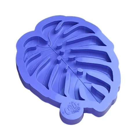 Molde de Silicone Para Resina Epóxi Porta Copos Costela de Adão