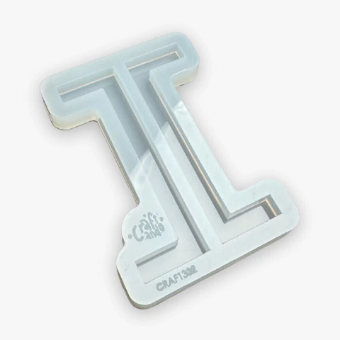 Molde de Silicone Para Resina Dupla de Alças Para Bandejas