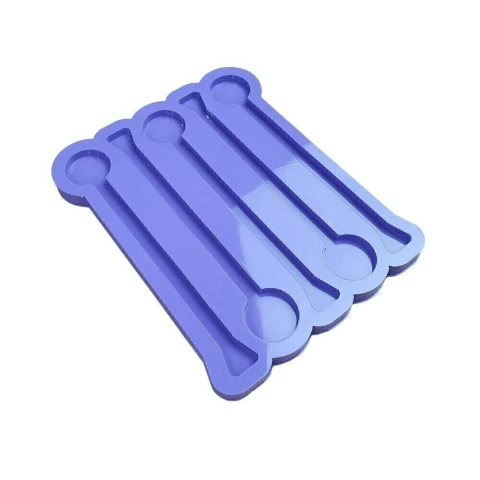 Molde de Silicone Para Resina Epóxi Mexedor de Drink Redondo