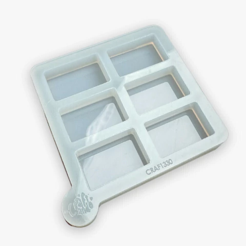 Molde de Silicone Para Resina Mini Sabonetes 4x2cm