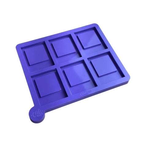 Molde de Silicone Para Resina Epóxi Paleta Foto Polaroid 6 cavidades