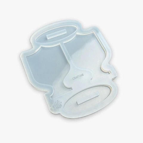 Molde de Silicone Para Resina Troféu / Premio Escudo 8cm