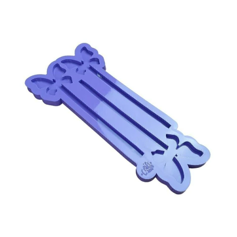 Molde de Silicone Para Resina Epóxi Caneta Borboleta