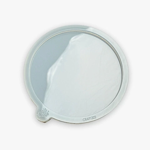 Molde de Silicone Para Resina Porta Aliança Redondo 13cm