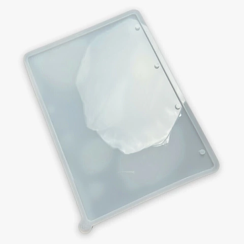 Molde de Silicone Para Resina Epóxi Capa Fichário A4