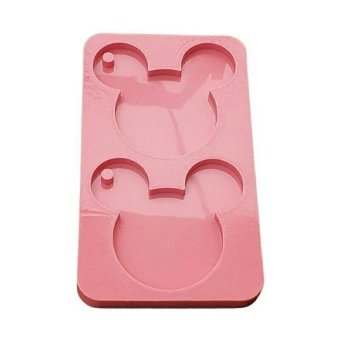Molde de Silicone Para Resina Epóxi Mickey Pingentes Chaveiros