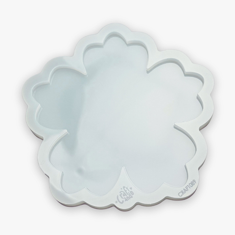 [BAZAR] ***Molde de Silicone Para Resina Epóxi Porta Copos Flor