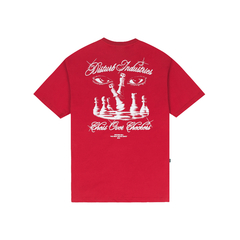 Chess Over Checkers T-Shirt In Red - comprar online