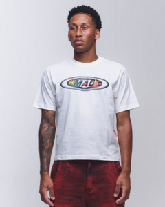 CAMISETA MAD LOGO 125 OFF WHITE na internet