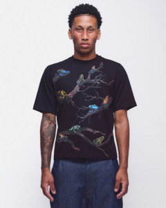 CAMISETA ANFIBIOS PRETA na internet