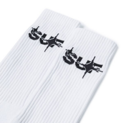 MEIA SUFSTAR WHITE/BLACK na internet